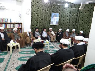 استقبال سماحة السيد نورالدين الإشكوري حفظه الله ممثل المرجع الديني سماحة السيد الحائري دام ظله الوفود المتوافدة الى مكتب سماحته في النجف الأشرف