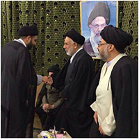 تشرف احد خريجي طلبة مدرسة الشهيد السيد محمد باقر الصدر (قدس سره) للعلوم الاسلامية في النجف الاشرف  بارتداء الزي الحوزوي المبارك على يد سماحة آية الله السيد نور الدين الاشكوري (حفظه الله)