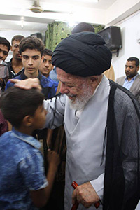 لقاء جمع من شباب وناشئة ناحية الكفل مع سماحة السيد الأشكوري (حفظه الله) ممثل سماحة السيد الحائري (دام ظله)