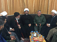 زيارة قيادات الحشد الشعبي المجاهد سماحة السيد الأشكوري حفظه الله ممثل سماحة آية العظمى السيد كاظم الحسيني الحائري(دام ظله)