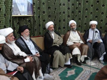 آية الله السيد نور الدين الأشكوري يستقبل طلبة مدرسة الشهيد السيد محمد باقر الصدر (قدس سره)/ فرع الديوانية