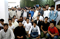 لقاء وفد التجمع الشبابي الطلابي في محافظة البصرة بسماحة السيد الأشكوري (حفظه الله)