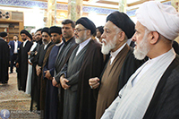 المجلس التأبيني الذي أقامه مكتب سماحة آية الله العظمى السيد كاظم الحسيني الحائري في النجف الأشرف(السبت ٢١ شعبان ١٤٤٠هـ)على روح رفيق درب سماحة السيد المرجع(دام ظله) آية الله السيد نور الدين الأشكوري(رحمه الله)